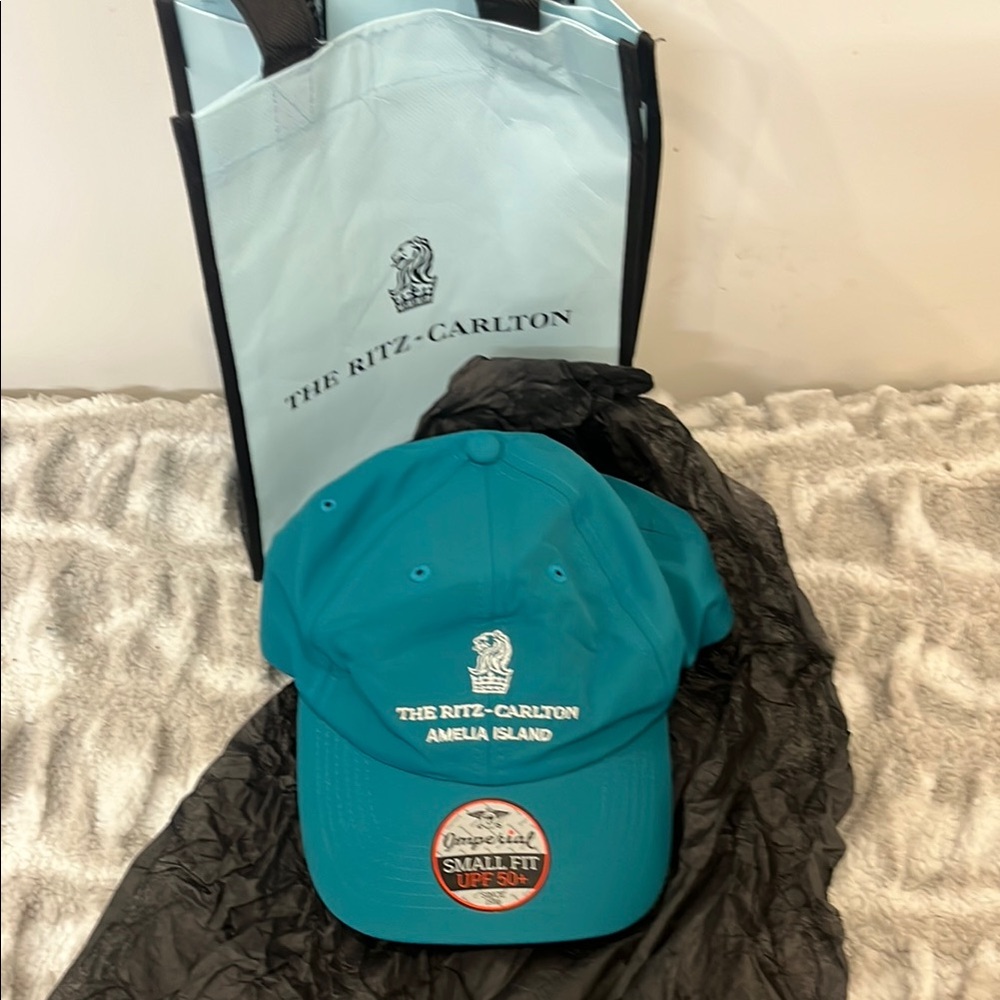 The Ritz-Carlton Amelia Island Teal Baseball Cap New hat in bag! Limited edition